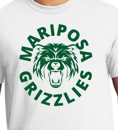 Mariposa Grizzlies Tee